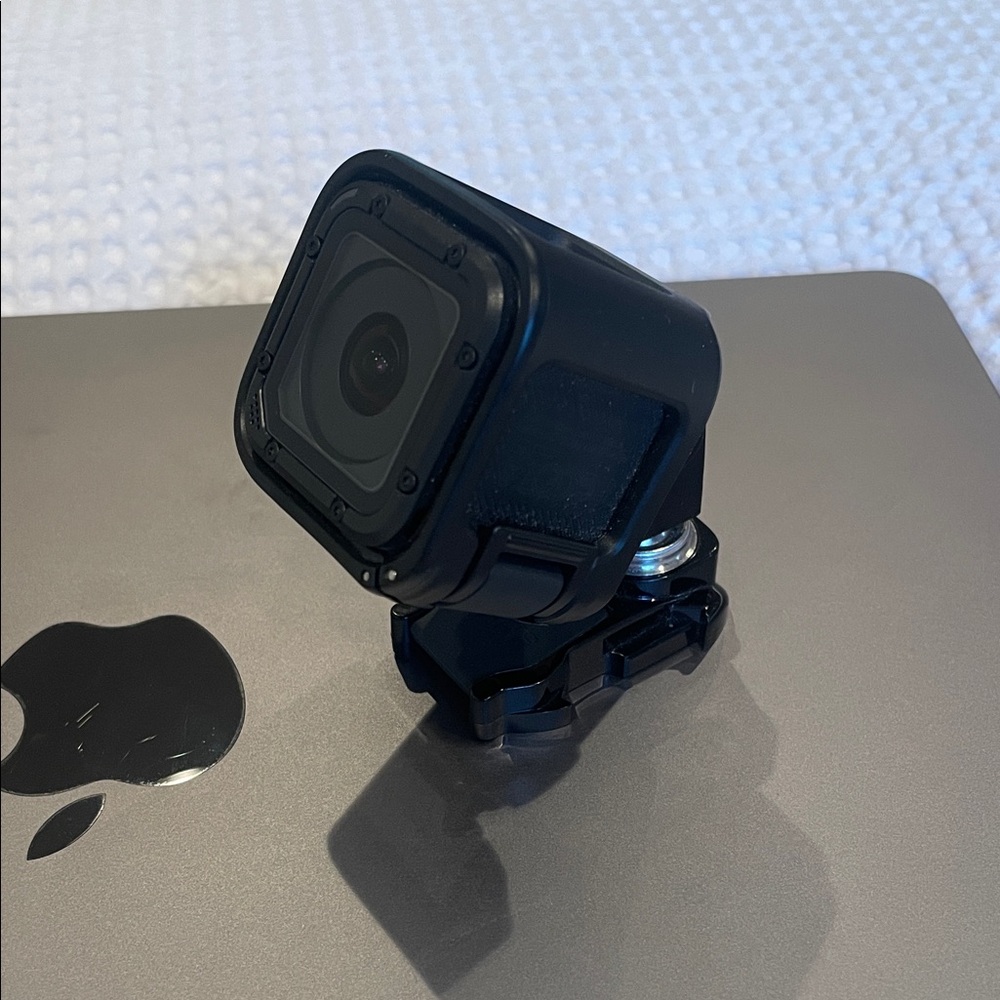 GoPro Black Action Camera with Mount + Memory Card